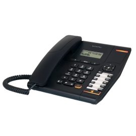 Σταθερό Τηλέφωνο Alcatel Temporis 580 Μαύρο, με Οθόνη, Ανοιχτή Ακρόαση και Υποδοχή Σύνδεσης Ακουστικού Κεφαλής (RJ9)