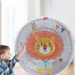 Κάλυμμα προστασίας και σκόνης για ηλεκτρικό ανεμιστήρα με σχέδια, Λιοντάρι