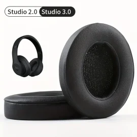 Συμβατά Ανταλλακτικά μαξιλαράκια για Beats Studio 2.0/3.0 Ear Pads (ζευγάρι-Μαύρο)