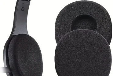 Συμβατά Ανταλλακτικά Μαξιλαράκια για Logitech H800,(Ζεύγος-μαύρα)
