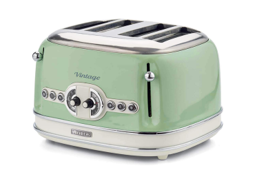 ARIETE 156/04 Φρυγανιέρα Vintage 4 Θέσεων Green