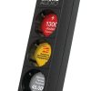 CRYSTAL AUDIO CP5 Μαύρο Πολύπριζο Προστασίας Schuko 5 Θέσεων 1300j/70db