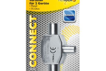 Heitech 09004002 Splitter / Διακλαδωτής ομοαξονικού καλωδίου κεραίας 2 εξόδων