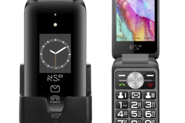 NSP 2700DS (8324000) Μαύρο κινητό τηλέφωνο Flip 2G με πλήκτρα