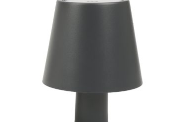 AddLiving 3231 Γκρι μεταλλικό φωτιστικό μπουκαλιού LED επιτραπέζιο και επαναφορτιζόμενο 9cm με IP44 και ρύθμιση φωτεινότητας 2800Κ/4500Κ/6000Κ