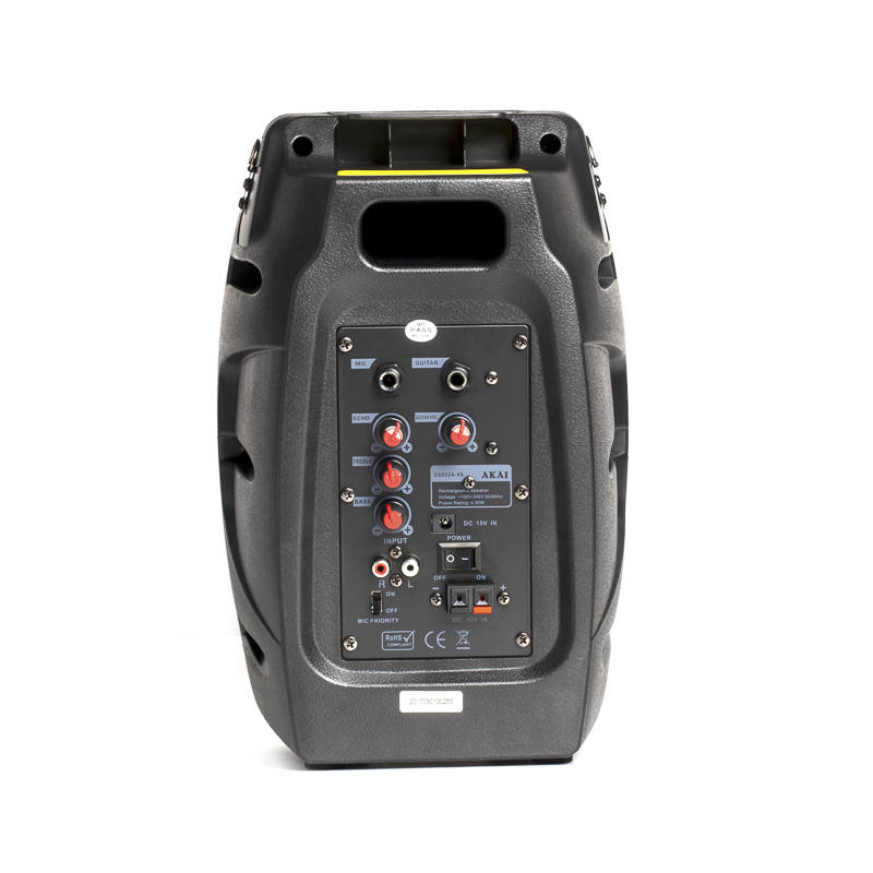 Akai SS022A-X6 Φορητό ηχείο Bluetooth με ενισχυτή, USB, FM, AUX, κάρτα SD, ασύρματο μικρόφωνο και τηλεχειριστήριο – 30W RMS - Image 12