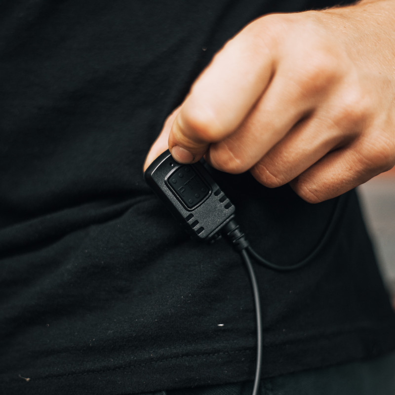 Osio NT-8890 Αδιάβροχο ακουστικό για Walkie Talkie Motorola TLKR με βύσμα για σύνδεση με δεύτερο, PTT και διάφανο σπιράλ σιλικόνης - Image 13