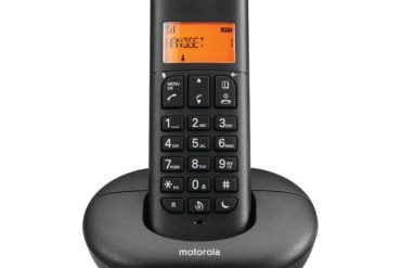 Motorola E221 Μαύρο Ασύρματο τηλέφωνο με φωτιζόμενη οθόνη