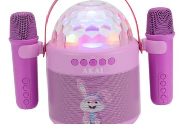 AKAI JoyBox Kids – Karaoke Ηχείο με 2 Ασύρματα Μικρόφωνα & RGB LED