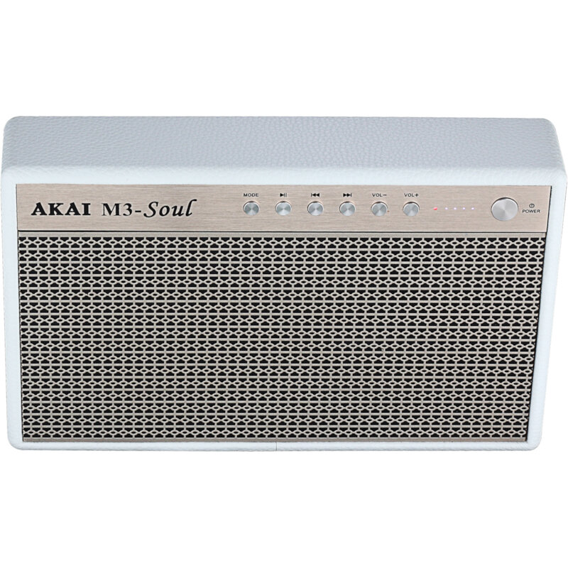 Akai M3-Soul White Φορητό ηχείο Bluetooth με USB, Aux-In και USB για φόρτιση – 20W - Image 2