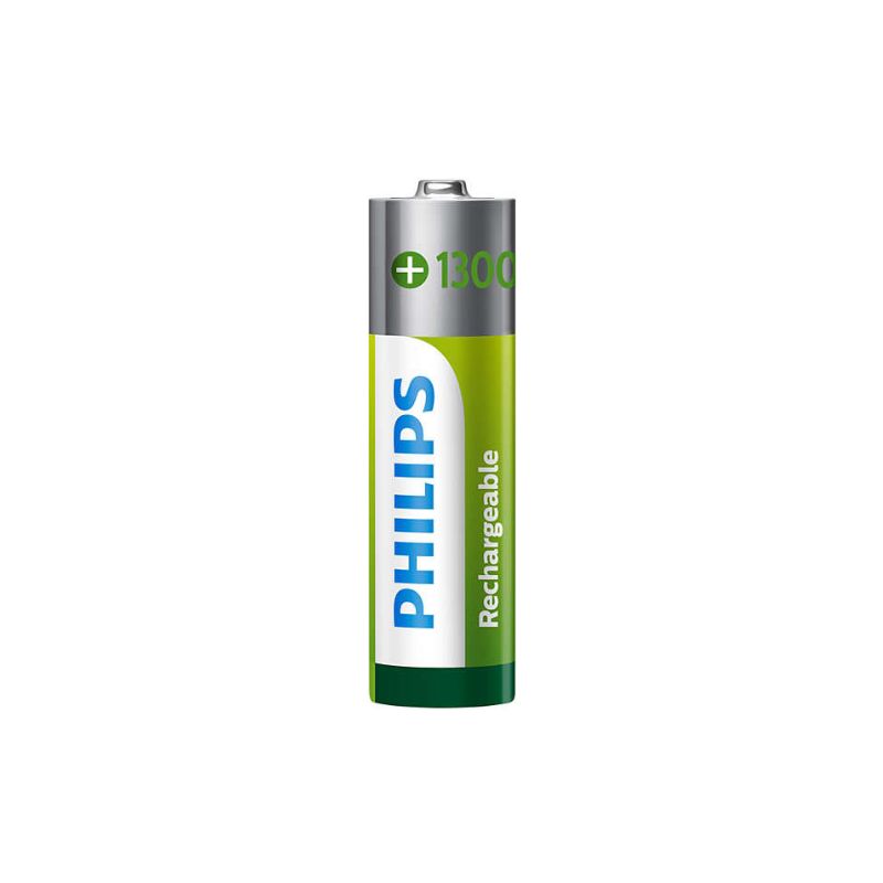 Philips R6B4A130/10GRS Επαναφορτιζόμενες μπαταρίες AA 4τμχ Blister 1300mAh - Image 2