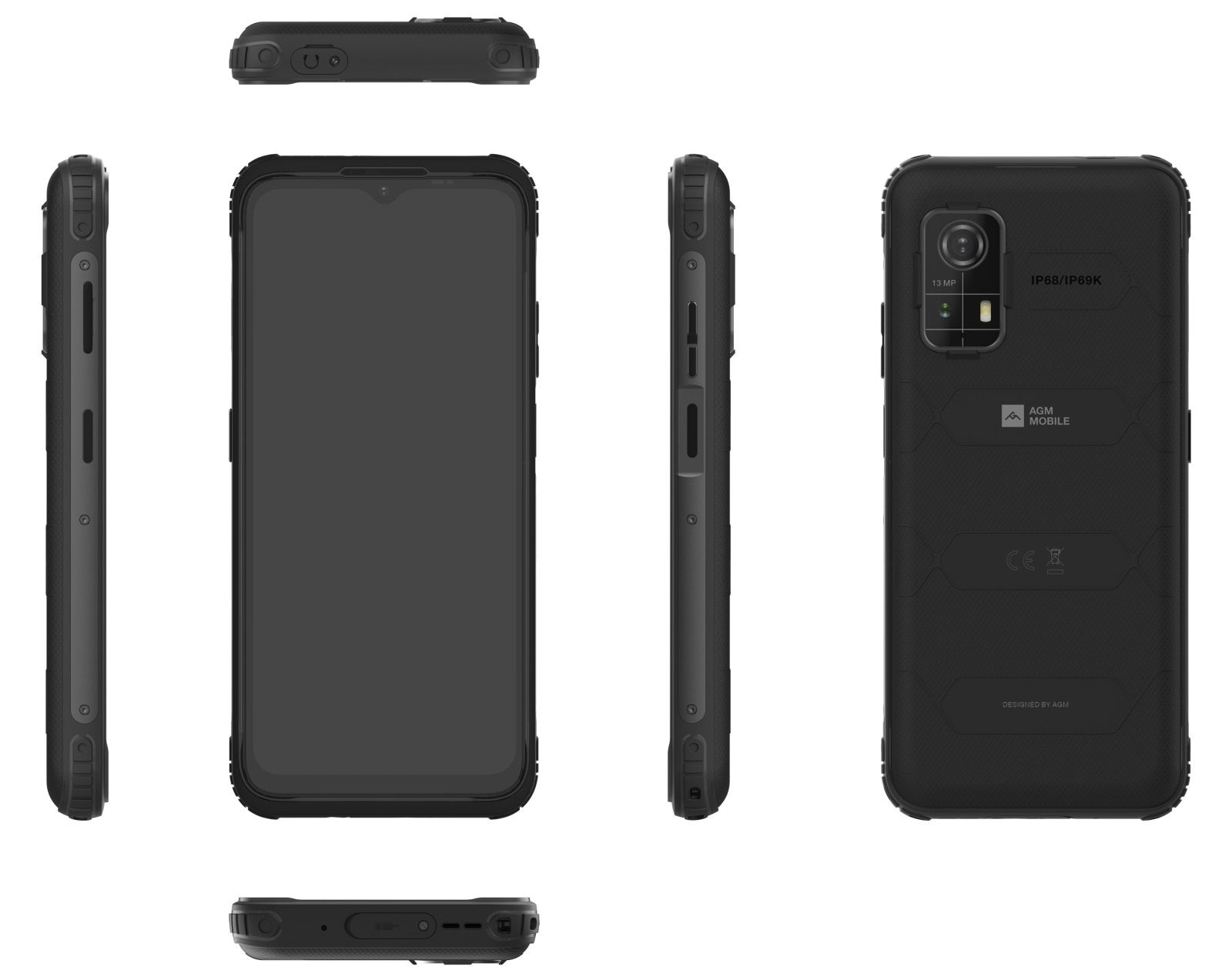AGM H MAX Rugged Smartphone 6.56″ HD+, 8GB/256GB,10.000mAh, 4G LTE, IP68/IP69K/MIL-STD-810H + ΔΩΡΟ Ακουστικά JBL - Image 7