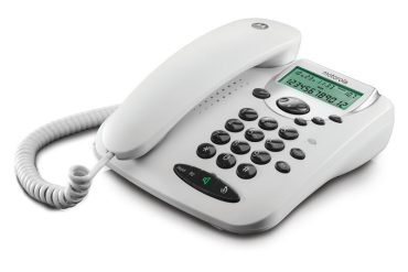 Motorola CT2W Λευκό Ενσύρματο τηλέφωνο με οθόνη