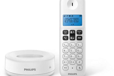 Philips D1611W/GRS Λευκό (Ελληνικό Μενού) Ασύρματο τηλέφωνο ανοιχτή ακρόαση