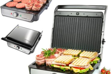 First Austria FA-5344-2 Τοστιέρα – grill με αποσπώμενες αντικολλητικές πλάκες και θερμοστάτη – 2000 W