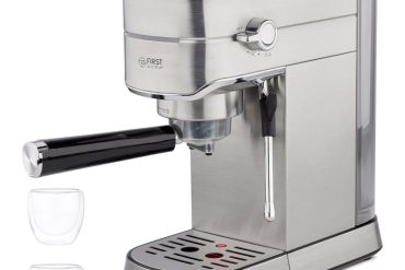 First Austria FA-5476-3 Μηχανή espresso με thermoblock για αλεσμένο καφέ ή pods και 2 φλιτζάνια 15 BAR 1450 W
