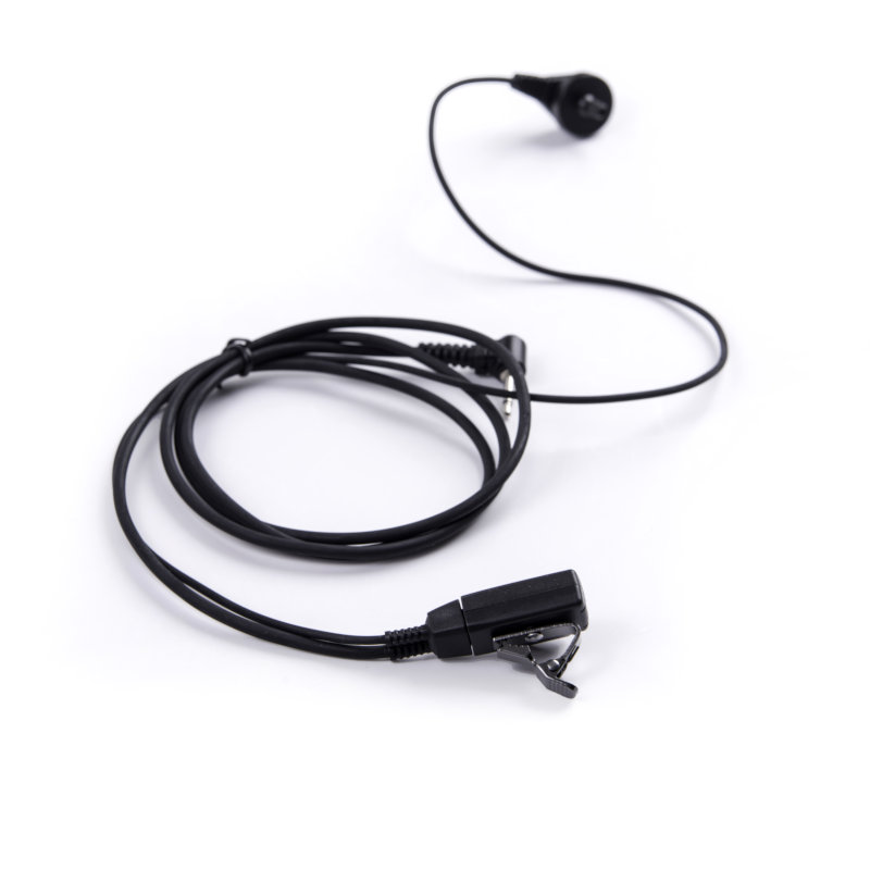Osio NT-8790 Ακουστικό για Walkie Talkie Motorola TLKR με PTT και διάφανο σπιράλ σιλικόνης - Image 2