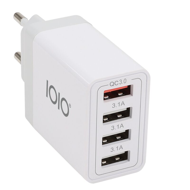 Olympia UL4 (41215) Φορτιστής ρεύματος με USB-A (QC3.0) και 3 USB-A (3.1A)