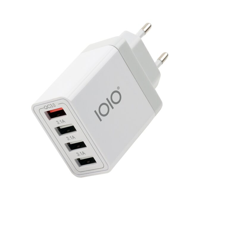 Olympia UL4 (41215) Φορτιστής ρεύματος με USB-A (QC3.0) και 3 USB-A (3.1A), 33W - Image 2