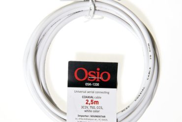 Osio OSK-1330 Ομοαξονικό καλώδιο κεραίας γωνιακό αρσενικό σε θηλυκό 2.5 m 75 Ω