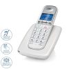Motorola S3001 WHITE (Ελληνικό Μενού) Ασύρματο τηλέφωνο συμβατό με ακουστικά βαρηκοΐας