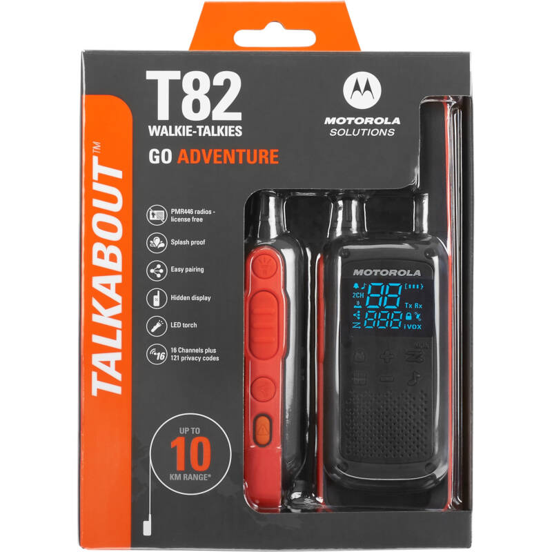 Motorola TALKABOUT T82 Ανθεκτικό στο νερό Walkie Talkie με φακό 10 km - Image 11