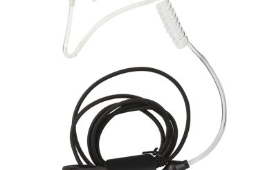 Osio NT-8760 Ακουστικό handsfree για PMR Walkie Talkie OPM-1010/1050 με PTT και διάφανο σπιράλ σιλικόνης