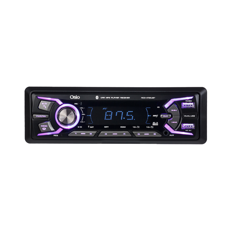 Osio ACO-4720UBT Ηχοσύστημα Αυτοκινήτου με 7 Φωτισμούς FM, 2xUSB, Aux-In, Bluetooth και τηλεχειριστήριο 4 x 45W - Image 8