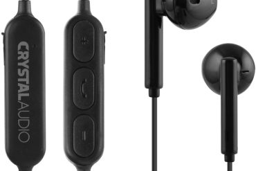 CRYSTAL AUDIO BIE-02-K BLUETOOTH BLACK IN-EAR EARPHONES