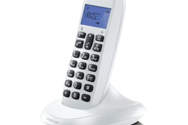 Motorola C1001CB Λευκό (Ελληνικό Μενού) Ασύρματο τηλέφωνο