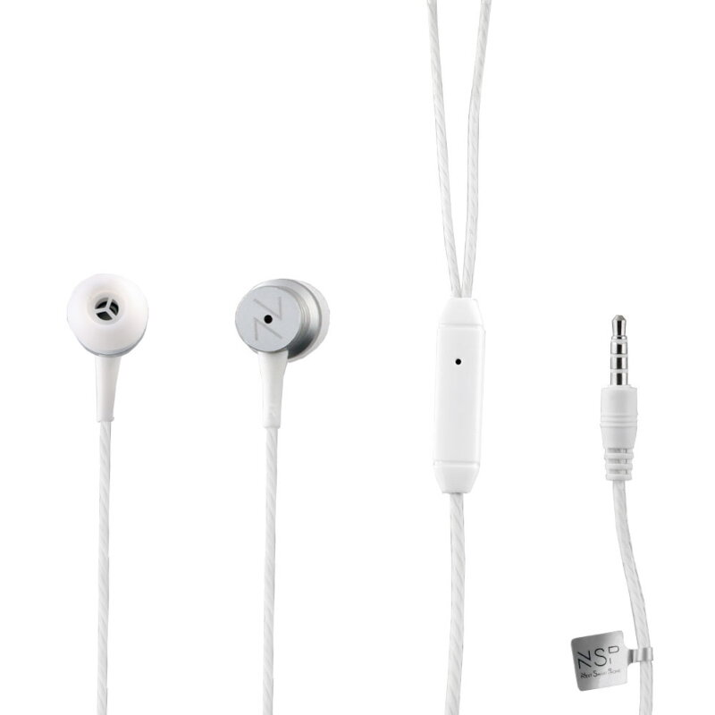 NSP HN25 White In ear ακουστικά ψείρες Hands Free - Image 4