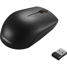 Lenovo 300 Wireless Compact Mouse (Black) with battery