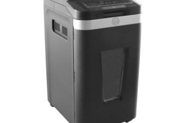 HP Pro Shredder Auto 400CC – 2822 Μαύρος καταστροφέας εγγράφων με συνδετήρες και καρτών Cross Cut P4 – 10 Manual /400 Auto x A4 – 53L