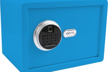 Olympia GOsafe 2.0 120FP GR Blue Χρηματοκιβώτιο με δακτυλικό αποτύπωμα και ηλεκτρονική κλειδαριά 16 L – 25 x 35 x 25 cm