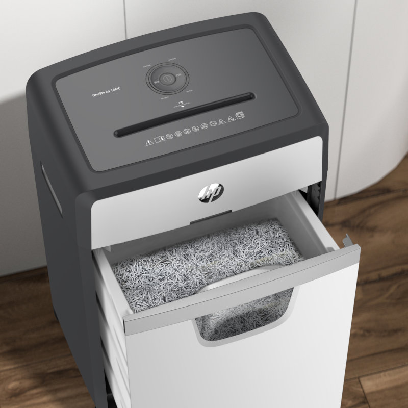 HP OneShred 16MC – 2808 Καταστροφέας εγγράφων με συνδετήρες και καρτών Micro Cut P5 – 16 x A4 – 30L - Image 3