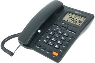 Osio OSW-4710B Μαύρο Ενσύρματο τηλέφωνο με οθόνη
