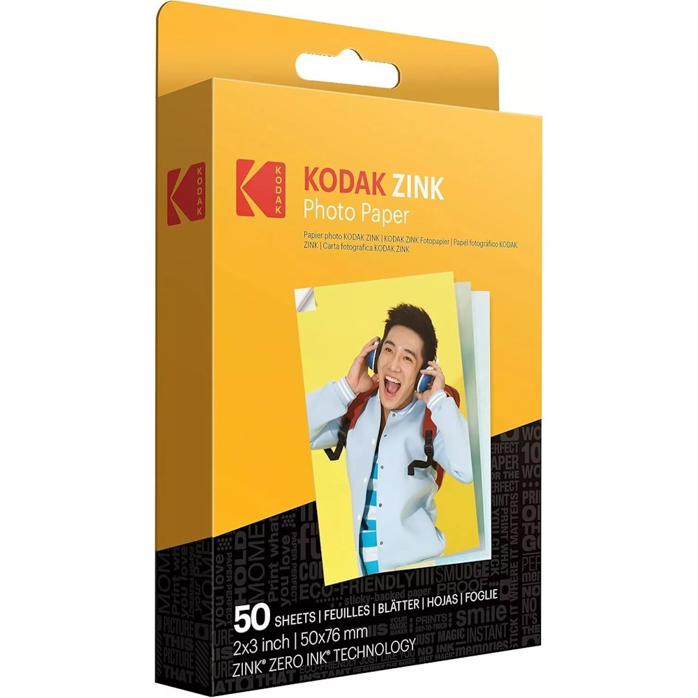 Kodak Φωτογραφικό Χαρτί Instant Zink Α8 5.2cm x 7.4cm Χαρτί - 50 φύλλα - Image 2