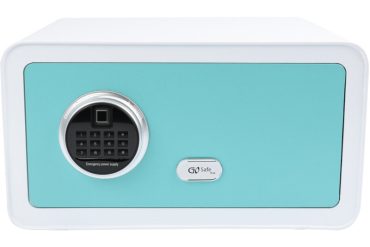 Olympia GOsafe 2.0 210FP GR Blue/White Χρηματοκιβώτιο με δακτυλικό αποτύπωμα και ηλεκτρονική κλειδαριά 28 L – 23 x 43 x 35 cm