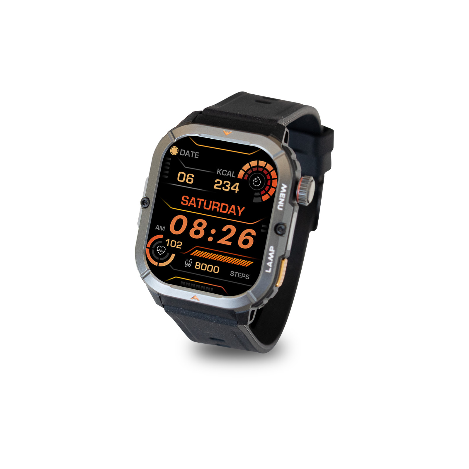 AGM Legion 3 – Rugged Smartwatch AMOLED 1.95” με 5ATM/IP68 (50m)