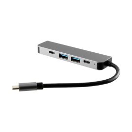 NSP N16 Γκρι USB-C Hub 5 σε 1 (8340239) Type-C σε HDMI 4K με 2 θύρες USB 3.0+2.0