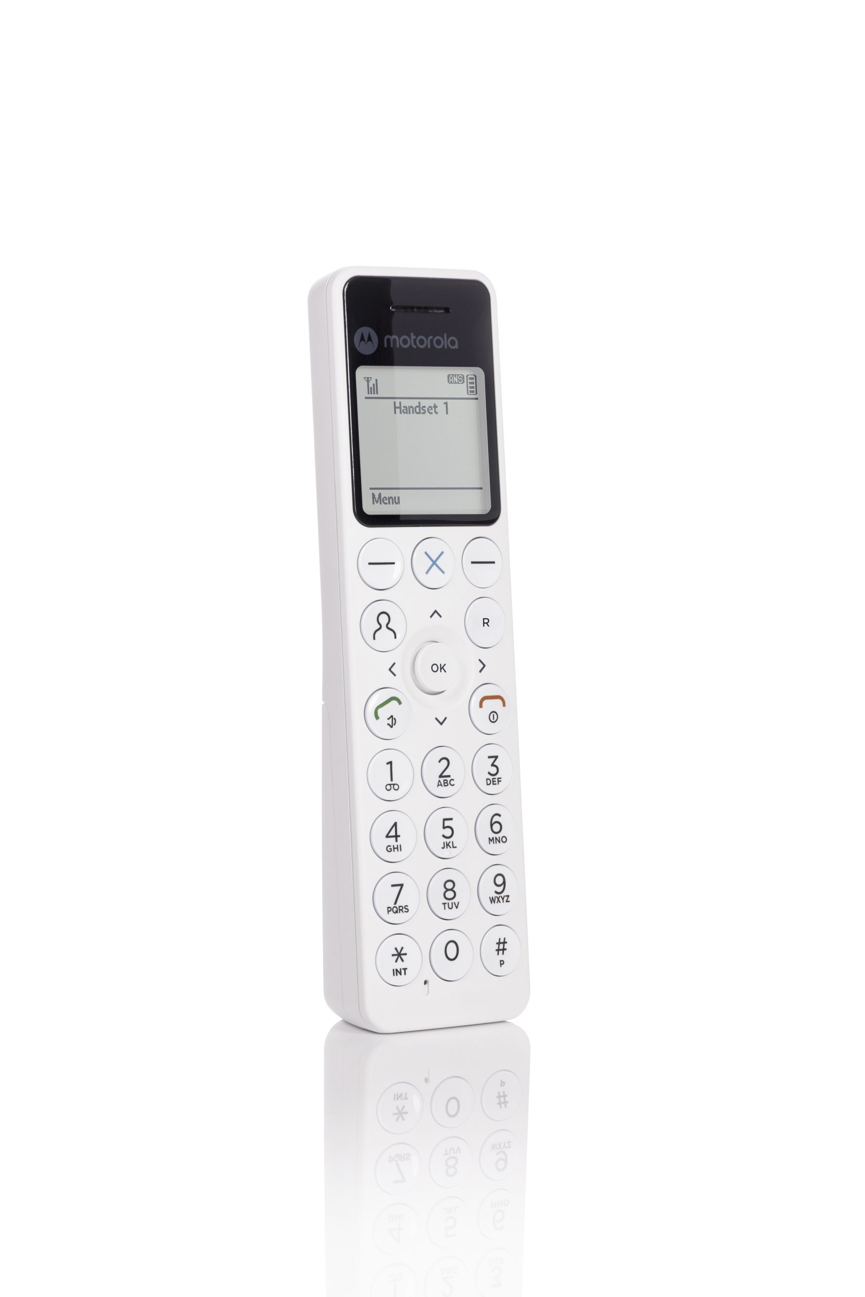 Motorola DOT 411 – Ασύρματο Τηλέφωνο DECT με Τηλεφωνητή, Hands-Free, Φραγή Κλήσεων & Φωτιζόμενη Οθόνη (Λευκό) - Image 3