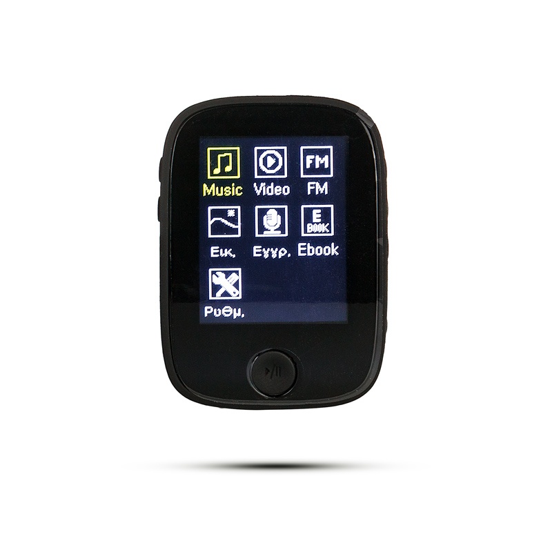 Osio SRM-8080B – Mini Multimedia Player 8GB με Οθόνη TFT 1.8”, FM, Ηχογράφηση & Υποστήριξη Κάρτας SD (Μαύρο) - Image 8
