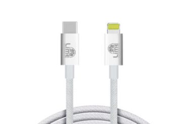 Lime LBCL01 Ανθεκτικό Πλεκτό Καλώδιο Lightning σε USB-C 30W