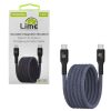 Lime LBMCC04 Ανθεκτικό Μαγνητικό Πλεκτό Καλώδιο USB-C σε USB-C 120W