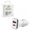 Lime LCUPD21 Διπλός Φορτιστής Αυτοκινήτου USB & USB-C PD/QC 3.0 40W