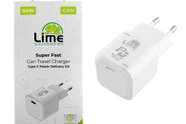 Lime LTC54W Φορτιστής Ταξιδιού GaN PD 3.0 54W (8367700)
