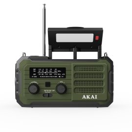 Akai APR-801 Ραδιόφωνο Επιβίωσης με Ηλιακό Πάνελ
